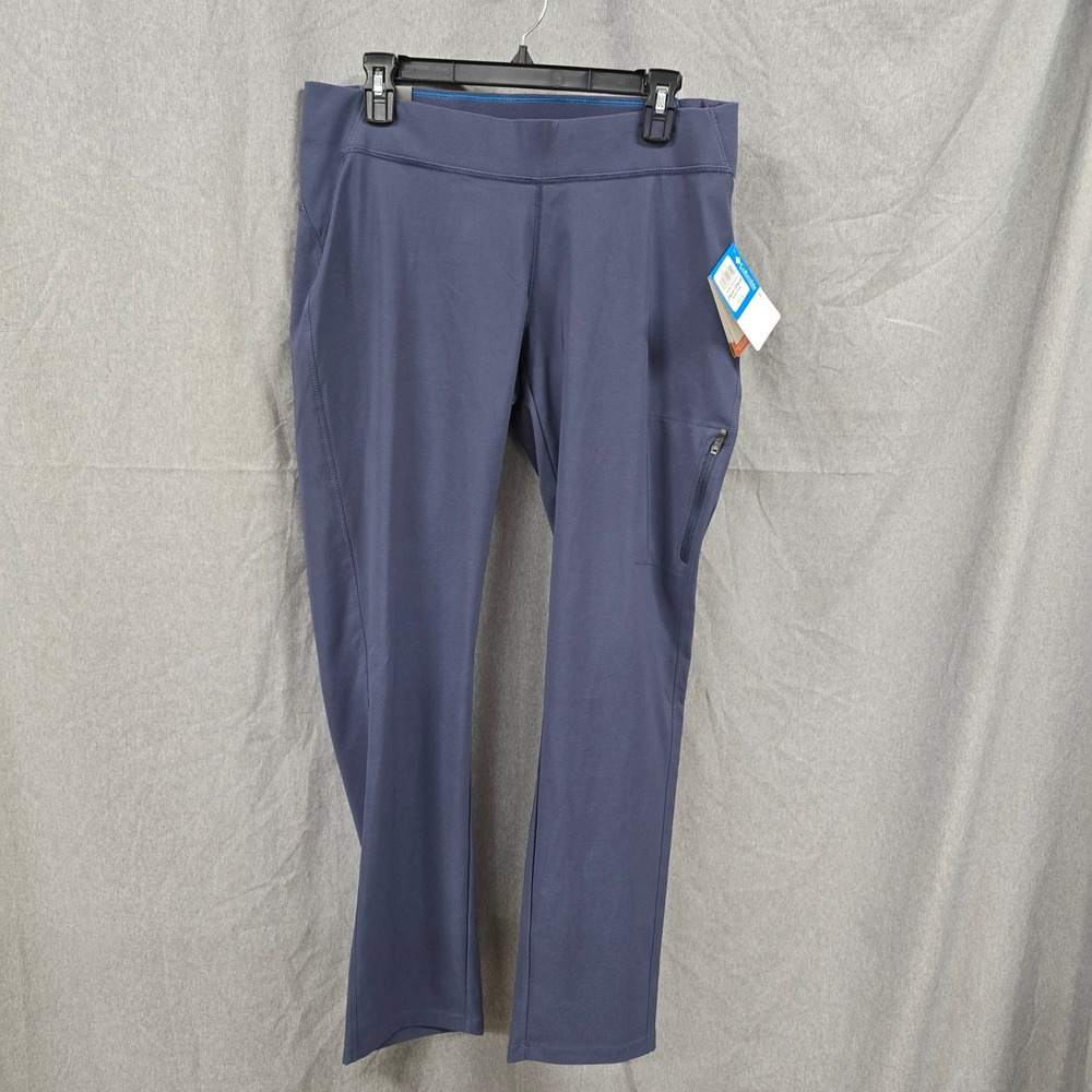 Columbia Back Beauty Skinny Leg Pants Womens Large Regular Blue AL8068-591 NWT